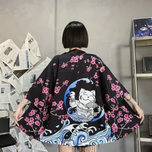 Kimono Lucky Cat Harajukule