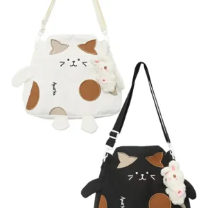 Bolsa Bandolera Kawaii Gato Japonés