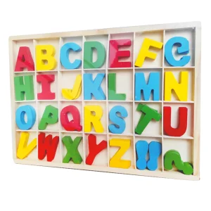 Juego Abecedario de madera 56 piezas
