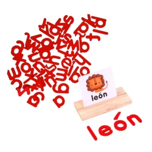 Juego de Letras Montessori para Aprender a Leer Niños