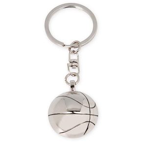 LLAVERO METAL  MEDIA PELOTA BALONCESTO