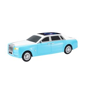 RADIO+ALTAVOZ COCHE RETRO ROLLS PHANTOM AZUL 15W