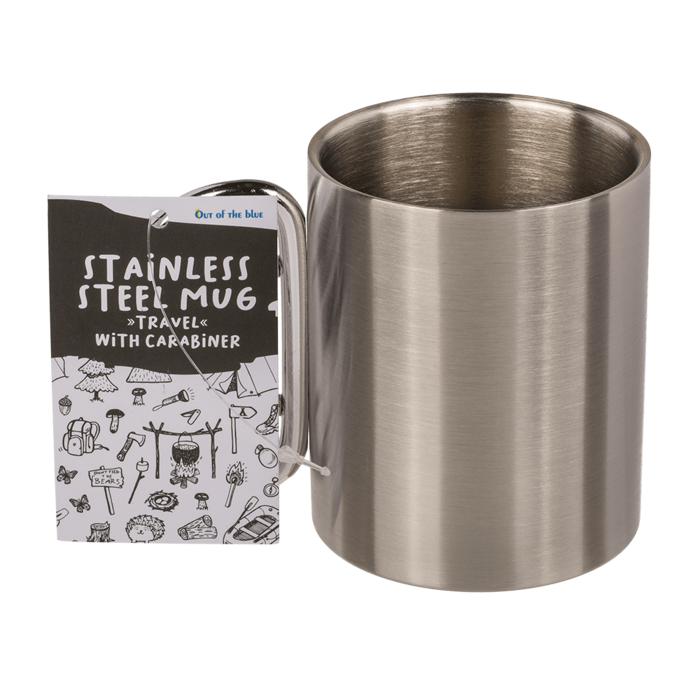 TAZA ACERO CON MOSQUETON ESTAMPADA - Imagen 5