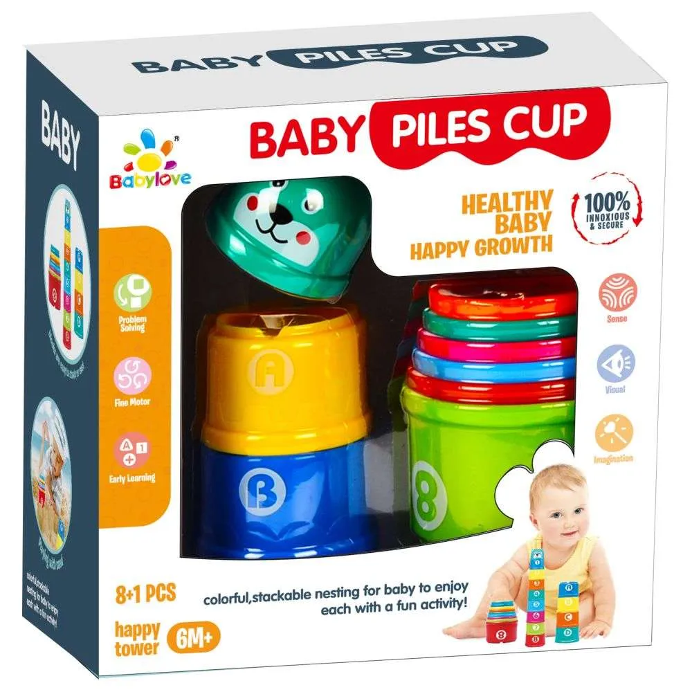 Torre de vasos apilables juego - Imagen 2