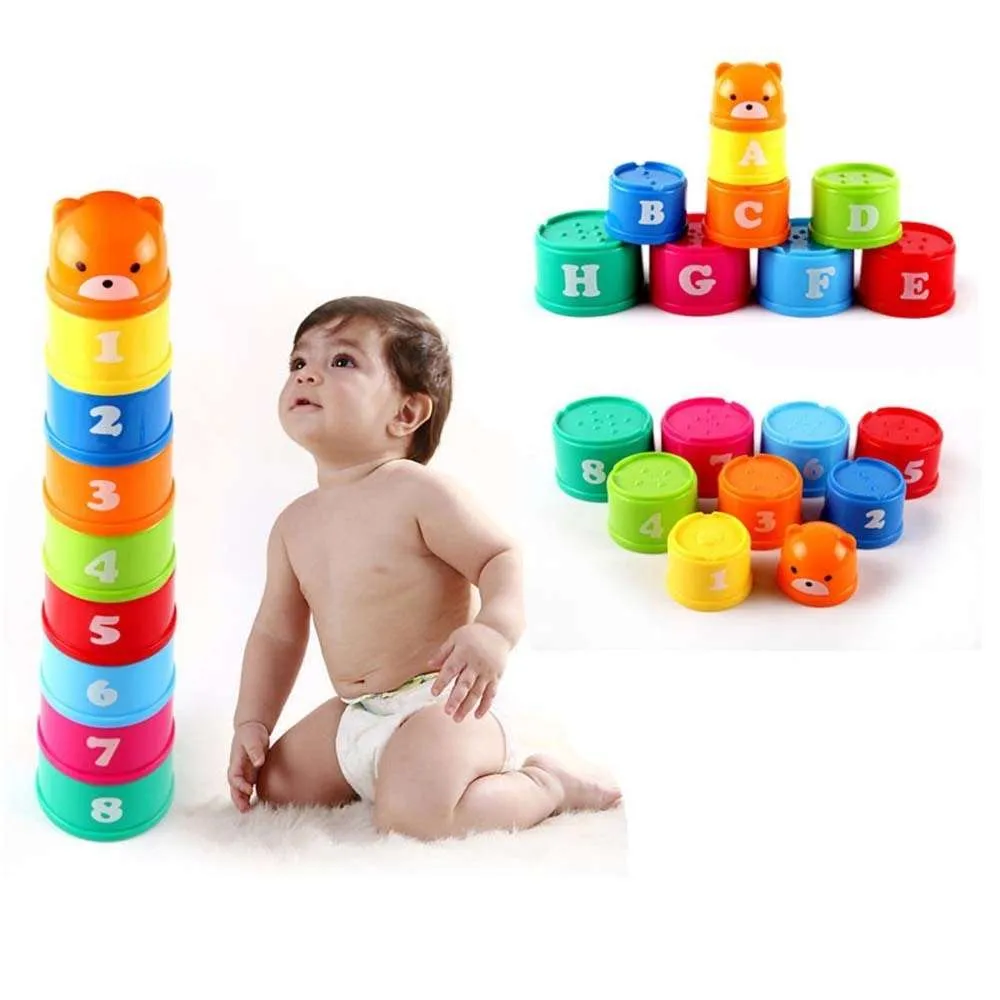 Torre de vasos apilables juego - Imagen 3