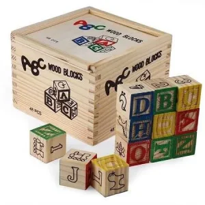 Bloques de madera 48 pcs