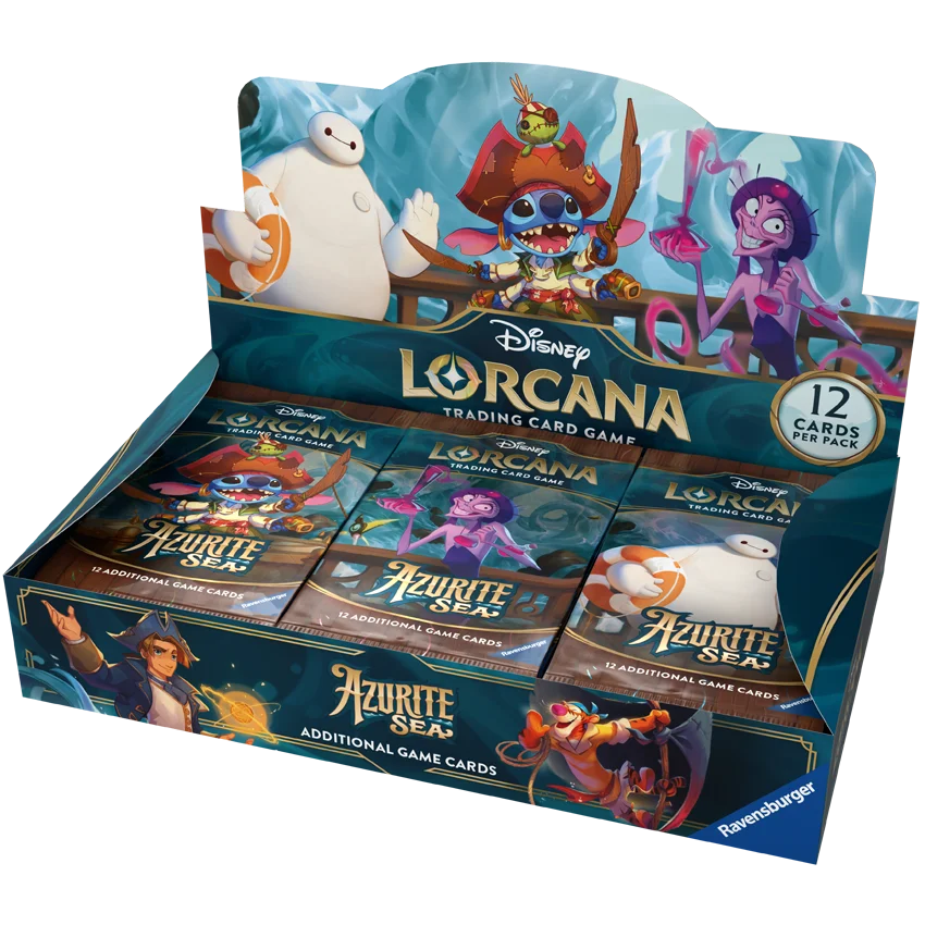 Azurite Sea Booster Box Disney Lorcana - Imagen 2