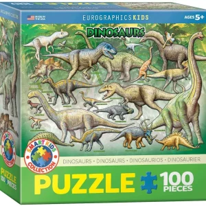 Rompecabezas dinosaurios 100 piezas