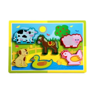 Rompecabeza de animales de la granja