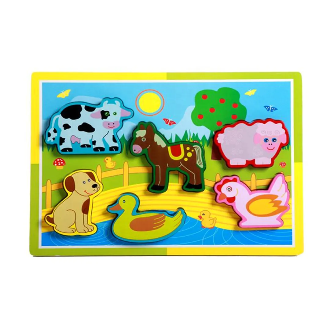 Rompecabeza de animales de la granja - Imagen 2
