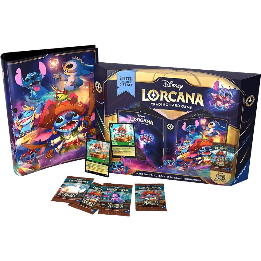 Gift Set Stitch Collector’s Azurite Sea Disney Lorcana - Imagen 2